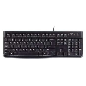 Logitech K120 Keyboard GR (Black, Wired)