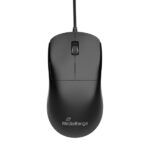 MediaRange Optical Mouse Corded 3-Button (Black, Wired)