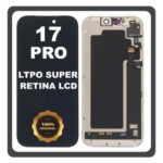 Original FOG For Apple iPhone 17 Pro (A3256, A3523) LTPO Super Retina XDR OLED + Touch Screen Digitizer Black