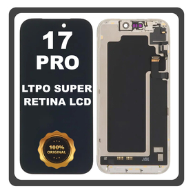 Original FOG For Apple iPhone 17 Pro (A3256, A3523) LTPO Super Retina XDR OLED + Touch Screen Digitizer Black