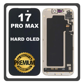 HQ OEM For Apple iPhone 17 Pro Max (A3526, A3257) HARD OLED + Touch Screen Digitizer Black