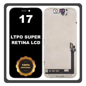 Original FOG For Apple iPhone 17 (A3520, A3258) LTPO Super Retina XDR OLED + Touch Screen Digitizer Black