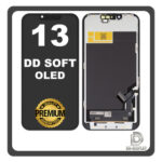 HQ OEM For iPhone 13 (A2633, A2482) DD SOFT OLED Οθόνη + Touch Screen Digitizer Black