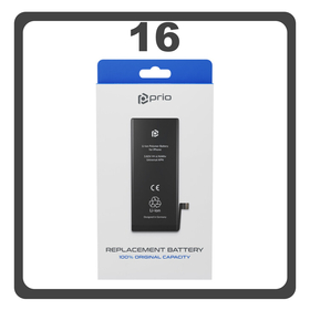 HQ OEM For Apple iPhone 16 (A3287, A3081) Prio Battery Li-Poly 3561 mAh Universal APN Blister
