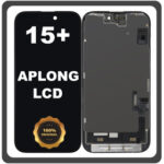 Original For Apple iPhone 15 Plus (A3094, A2847, A3093, A3096) APLONG LCD Οθόνη + Touch Screen Digitizer Black