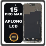 Original For Apple iPhone 15 Pro Max (A2849, A3105) APLONG LCD Οθόνη + Touch Screen Digitizer Black