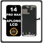 Original For Apple iPhone 14 Pro Max (A2894, A2651) APLONG LCD Οθόνη + Touch Screen Black