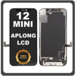 Original For Apple iPhone 12 Mini (A2399, A2176) APLONG LCD Οθόνη + Touch Screen Black