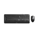 MediaRange Corded Keyboard & 3-button mouse set, Wired