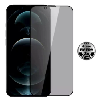 iPhone 14 Plus POWERTECH tempered glass Emery Private 5D TGC-0777 για , full glue
