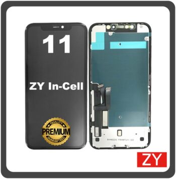 HQ OEM For Apple iPhone 11 (A2221, A2111) ZY In-Cell LCD Οθόνη Black