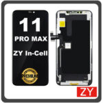 HQ OEM For Apple iPhone 11 Pro Max (A2218, A2161) ZY In-Cell LCD Οθόνη Black
