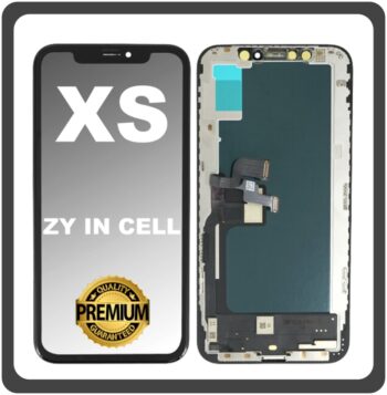 HQ OEM For Apple iPhone XS (A2097, A1920), ZY In-Cell LCD Οθόνη Black