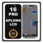 Original For Apple iPhone 16 Pro (A3293, A3083) APLONG LCD Οθόνη + Touch Screen Black