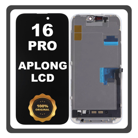 Original For Apple iPhone 16 Pro (A3293, A3083) APLONG LCD Οθόνη + Touch Screen Black