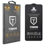 IPHONE 12/12 PRO IDOL 1991 TEMPERED GLASS IPHONE 6.1" 9H 0.25mm TITANIUM SEMI CURVED FULL GLUE BLACK