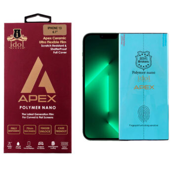 IPHONE 13 IDOL 1991 POLYMER NANOTECH FILM 6.1" APEX FULL COVER WITH INSTALLATION KIT