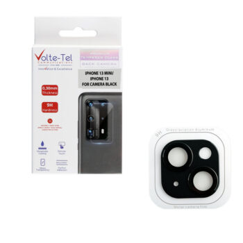 VOLTE-TEL CAMERA GLASS COVER IPHONE 13 MINI 5.4"/IPHONE 13 6.1" 9H 0.30MM 3D ALUMINIUM-ELECTROPLATING FRAME