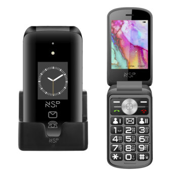 NSP 2700DS ΚΙΝΗΤΟ ΜΕ ΠΛΗΚΤΡΑ 2G FLIP 2.8" 64MB/128MB DUAL SIM RADIO-MP3/MP4 SOS BUTTON