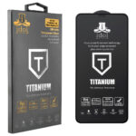 IPHONE 12 PRO MAX IDOL 1991 TEMPERED GLASS 6.7" 9H 0.25mm TITANIUM SEMI CURVED FULL GLUE BLACK