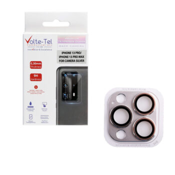 IPHONE 13 PRO/13 PRO MAX VOLTE-TEL CAMERA GLASS COVER 6.7" 9H 0.30MM 3D ALUMINIUM-ELECTROPLATING