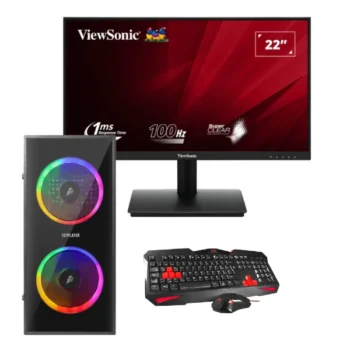 Vengeance Beast-Z69 Ryzen 3-3200G/ 8GB DDR4/ 240GB SSD + Viewsonic VA220-H VA Monitor 21.5″