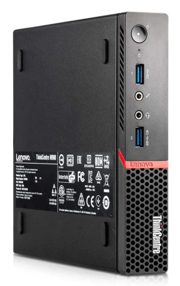 LENOVO PC ThinkCentre M900 Tiny, Refurbished Grade A Repainted, i5-6400T, 4GB, 500GB HDD