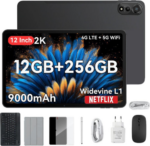 BlackView Mega 2 & Accessories Bundle 4G 12″ Tablet 12GB Ram 256GB Γκρι-EU